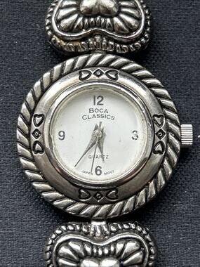 Boca Classics Heart Shaped Band Women’s Quartz Watch